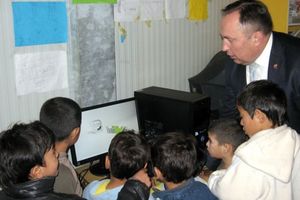 Kompjuter za mališane iz novoformiranog naselja „Lipovica”