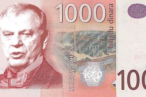 NIŠTA SITNO: Tole Karadžić na novčanici od 1.000 dinara