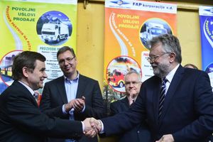 VUČIĆ U PRIBOJU: FAP od septembra pokreće proizvodnju kamiona