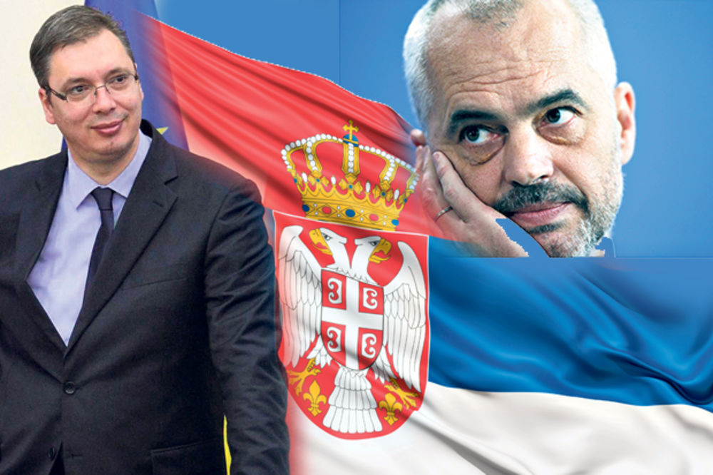 RAMU ČEKA DVOGLAVI ORAO: Albanski premijer klanja se srpskoj zastavi!