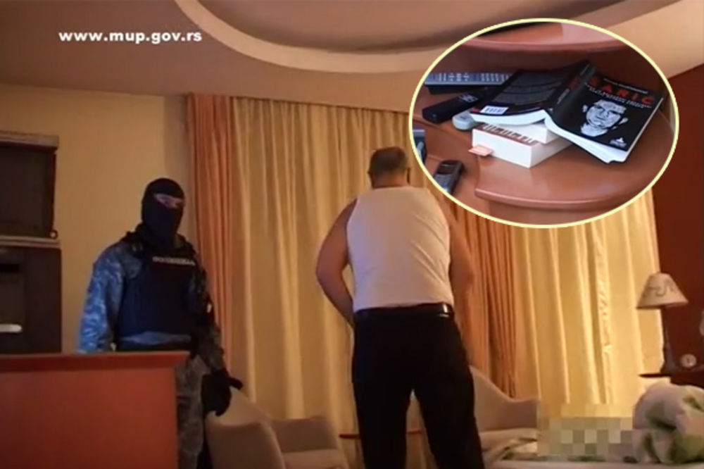 VIDEO I FOTO OVAKO JE UHAPŠEN KOSMAJAC: Kad je policija upala čitao knjigu o Darku Šariću!