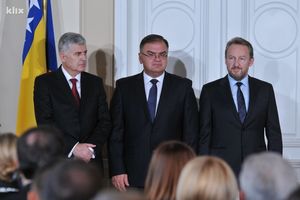 IVANIĆ, ČOVIĆ, IZETBEGOVIĆ: Inaugurisano tročlano Predsedništvo BiH