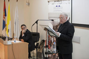 Predavanje Nj. E. nadbiskupa Orlanda Antoninija na Megatrend univerzitetu