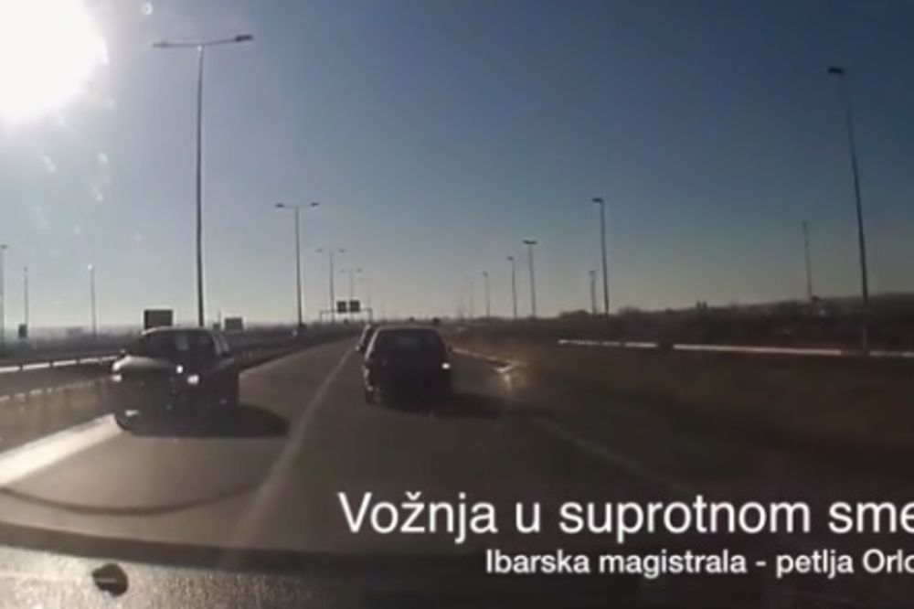 KAMIKAZA NA IBARSKOJ: Kod Orlovače vozio suprotnim smerom! (VIDEO)