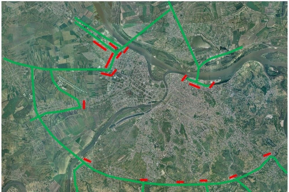 MAPA: Pupinov most nova trasa za tranzit teretnih vozila