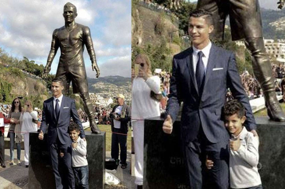 SEKSI SPOMENIK: Ronaldova statua doživela erekciju!