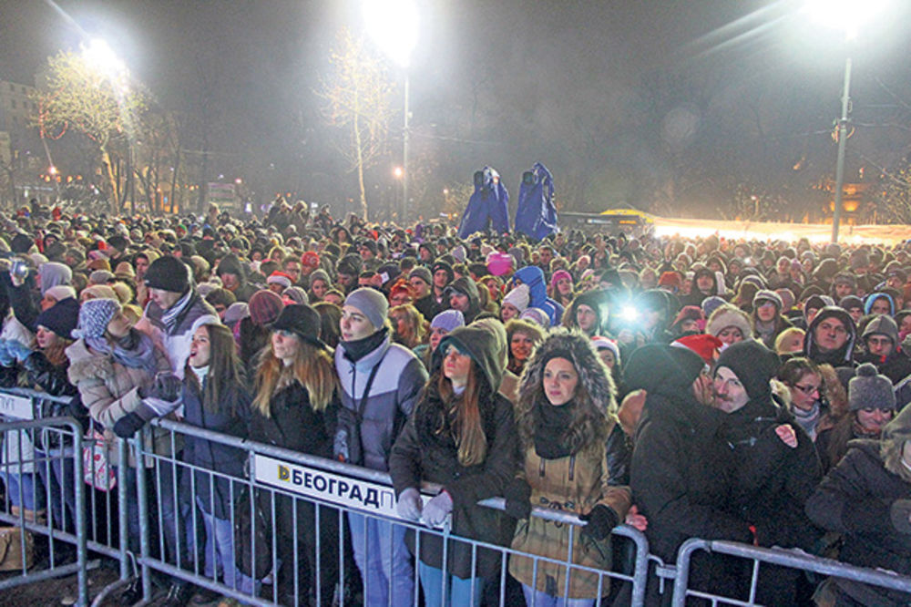 GRAD BEOGRAD: Za doček 2015. potrošeno 8,2 miliona dinara