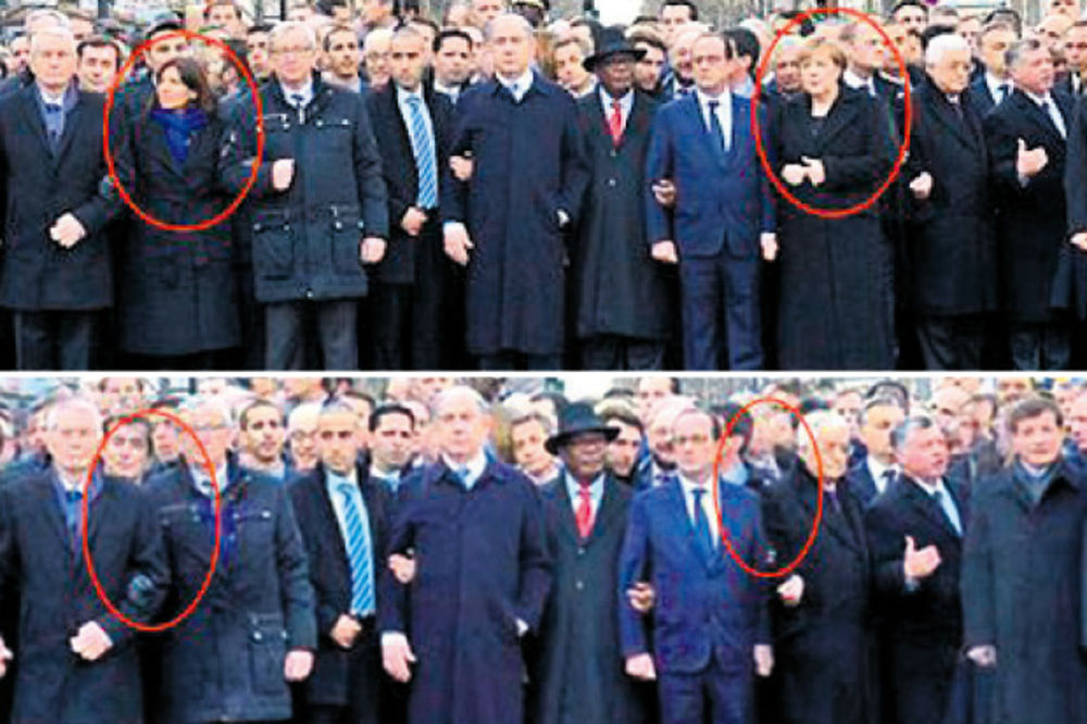 IZRAELSKI LIST: Obrisali Merkelovu sa slike sa marša!