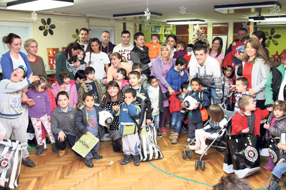 HUMANI: Partizan šampion u pomoći mališanima