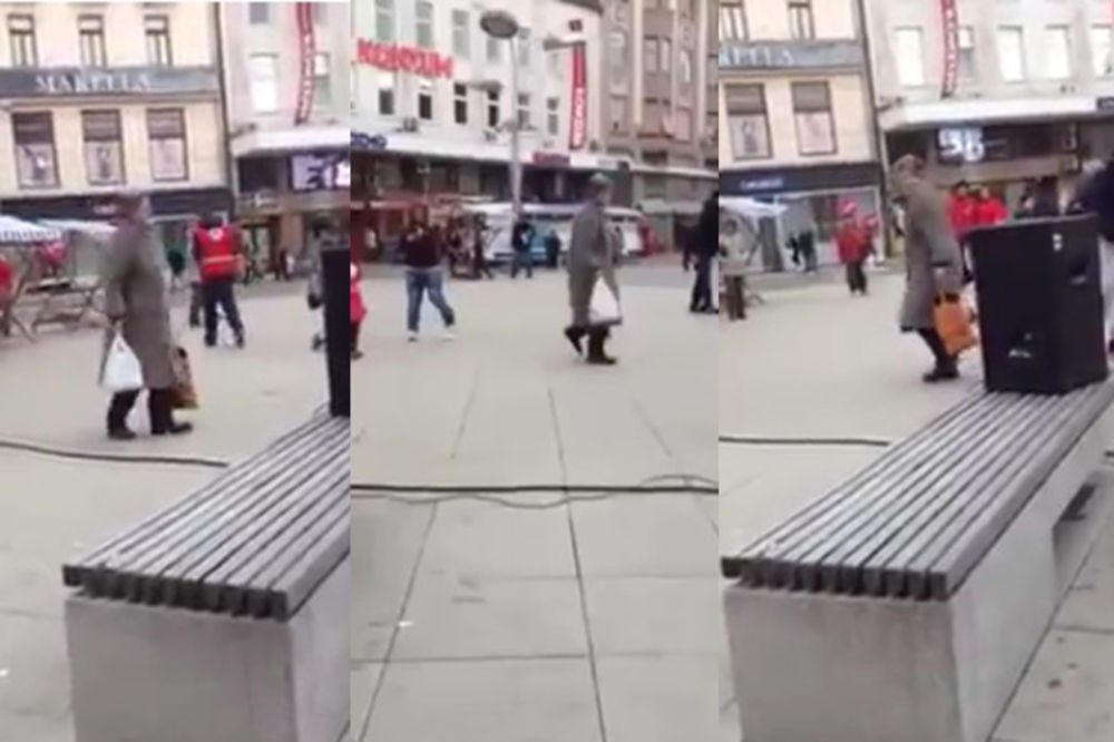 (VIDEO) HIT BAKICA: Osječanka s kesama u rukama plesala nasred trga!