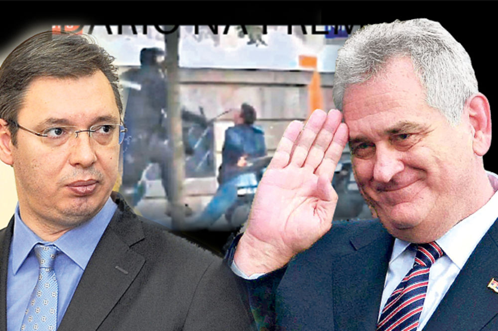 UDARIO NA PREMIJERA: Tomislav Nikolić odlikovao žandarme koji su tukli Vučića!