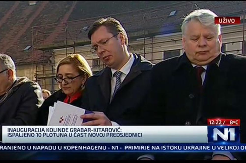 UMALO ZASENIO INAUGURACIJU: Dolazak Vučića u Zagreb - medijski hit u regionu
