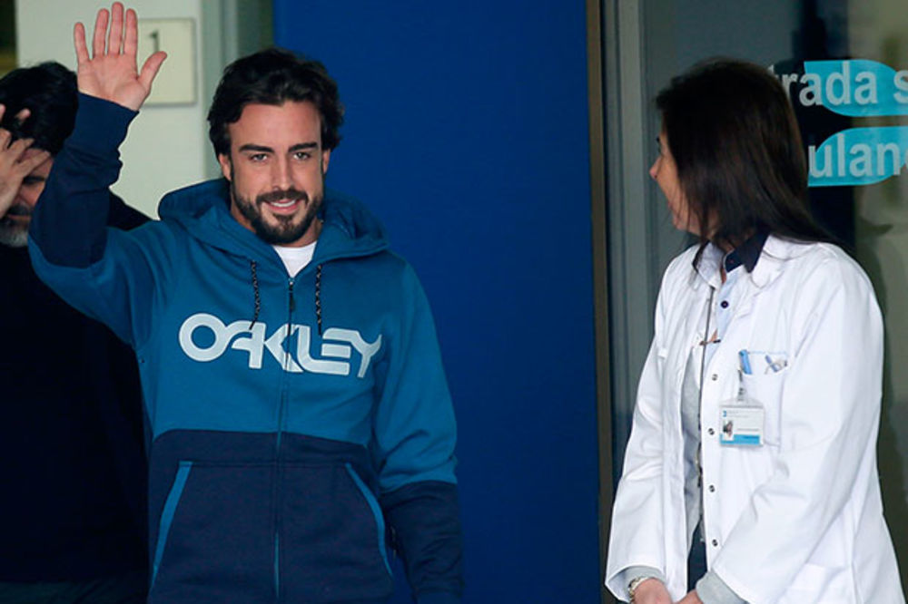 NIJE MU NIŠTA: Alonso izašao iz bolnice