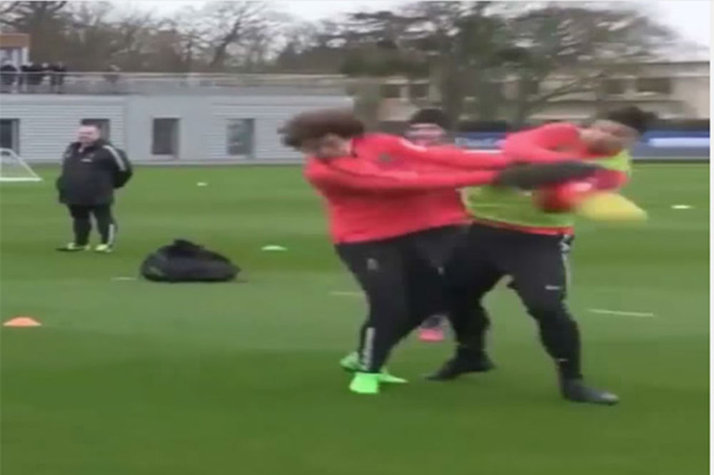 (VIDEO) David Luiz nokautirao Zlatana Ibrahimovića na treningu PSŽ-a