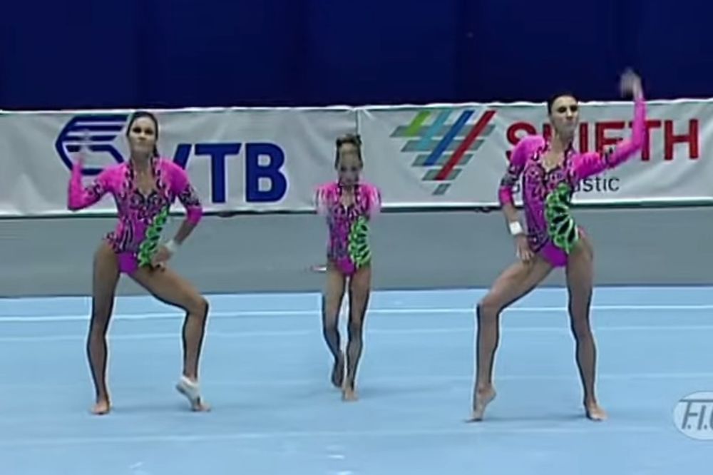 (VIDEO) ZASLUŽENO PRVO MESTO: Gimnastičarke plesom oduševile svet!