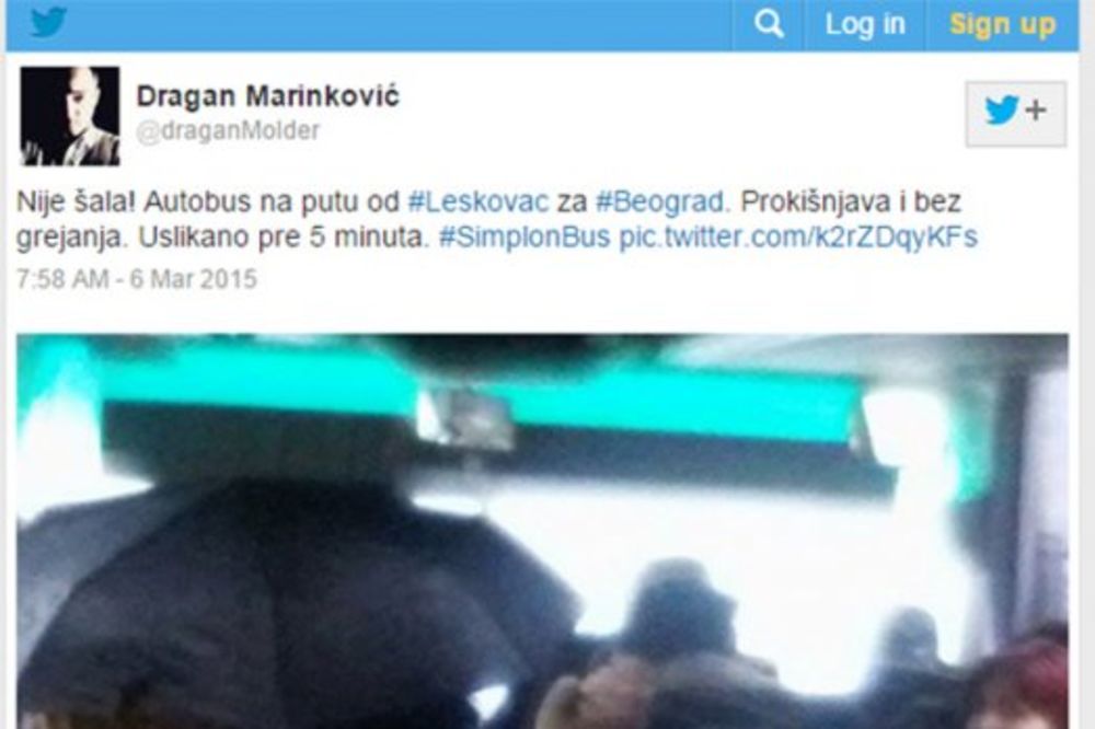 KISLA MI JE GLOOVA - DRUGI DEO: Evo šta se desilo u autobusu za Leskovac!