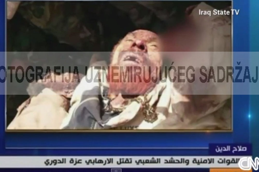 (UZNEMIRUJUĆI FOTO) STIGLA GA SADAMOVA SUDBINA: Iračani pokazali likvidaciju Huseinovog generala