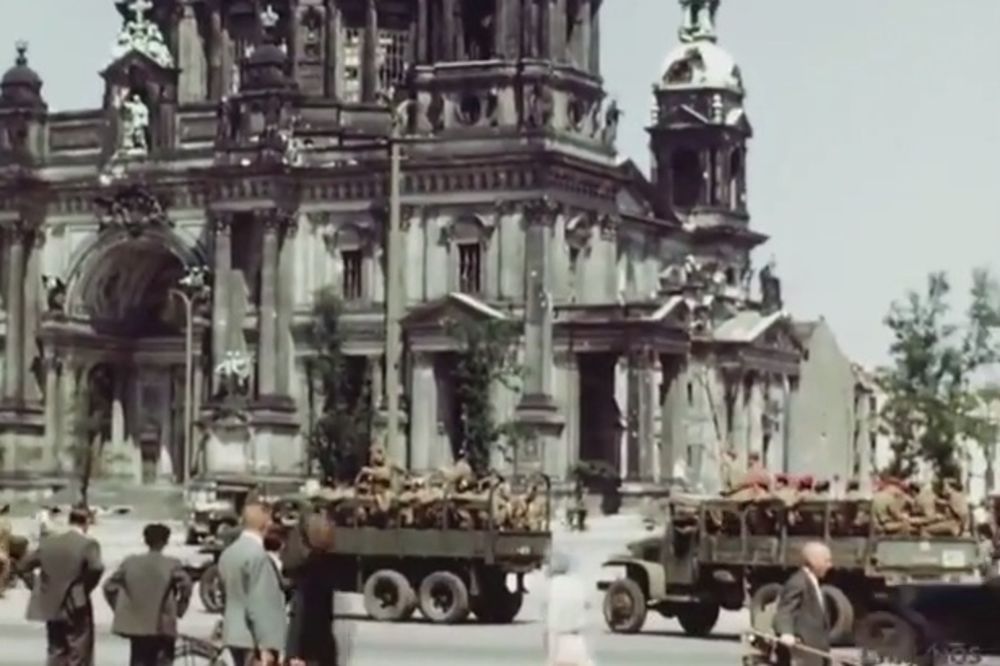 (VIDEO) DANI POBEDE: Pogledajte 70 godina skrivan snimak razorenog Berlina!
