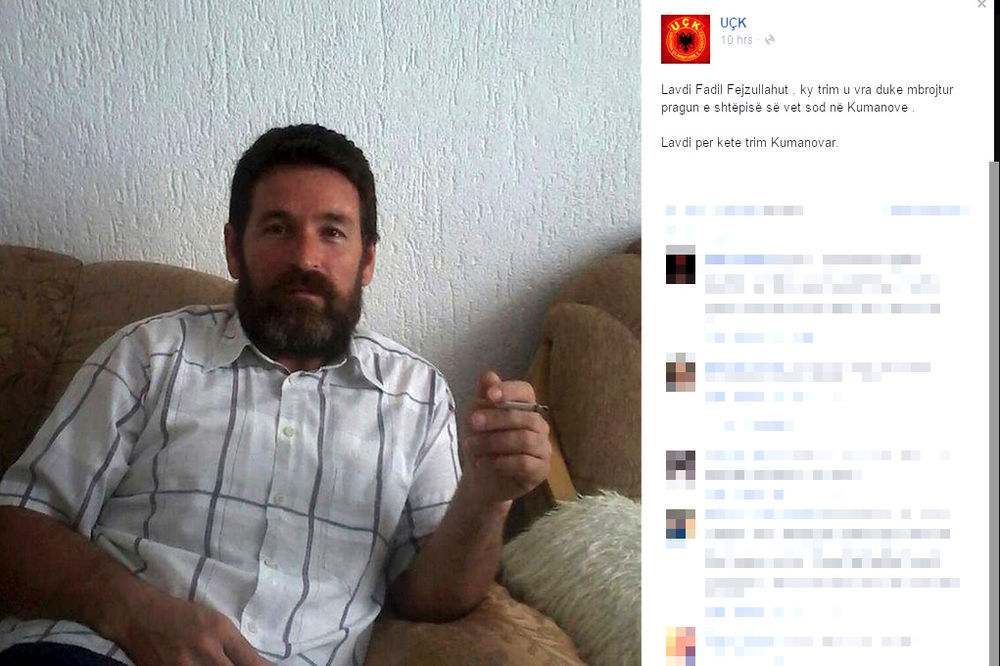 Ovo je ubijeni komandant terorističke OVK u Makedoniji!