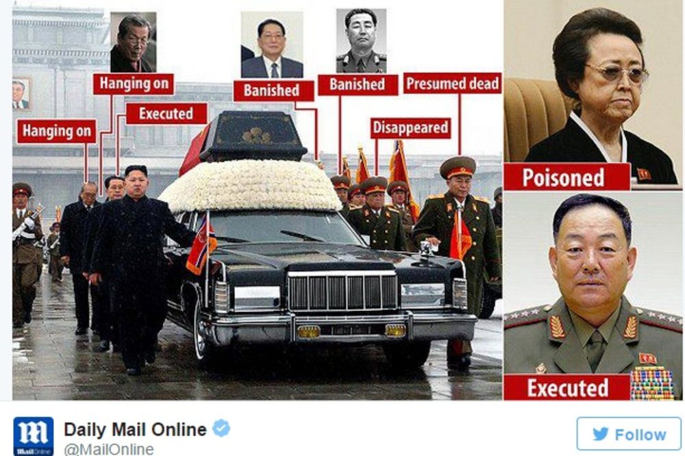 NOSAČI KOVČEGA SU MRTVI: Kim Džong Un ne prašta, ovo su sudbine bivše elite Severne Koreje!