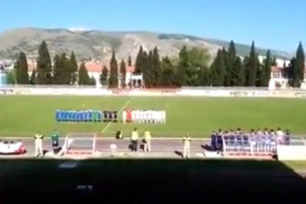(VIDEO) SKANDAL: Navijači Zrinjskog u Mostaru izviždali himnu Bosne i Hercegovine