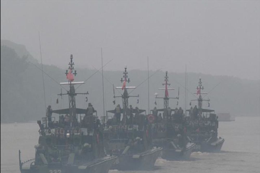 PLAVI UDAR: Rečna flotila Vojske Srbije vežbala na Tisi