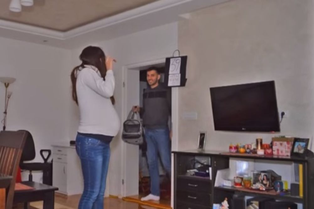 (VIDEO) SVAKA ČAST: Bračni par iz Niša predstavio svetu neverovatan snimak iščekivanja svoje ćerke