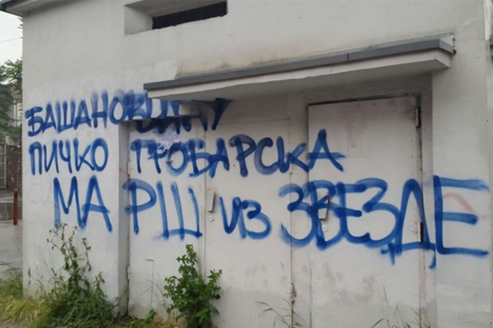 (FOTO) PAO ZBOG PARTIZANA: Pogledajte grafit Delija zbog kog je Zvezdin funkcioner podneo ostavku