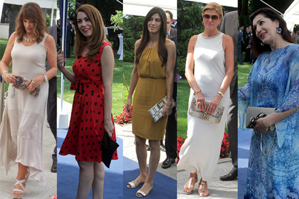 TOPLOTNI UDAR: Ovako su se dame Srbije obukle za prijem u američkoj ambasadi