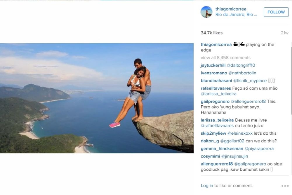 IZAZIVA SMRT: Brazilac traži adrenalin i rizikuje život za ove fotke!