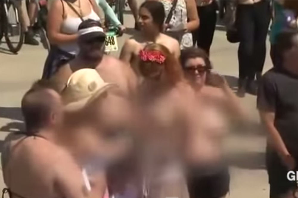 (VIDEO) SVET GORI, ONE TRAŽE OVO: Kanađanke zahtevaju pravo da golih grudi hodaju okolo