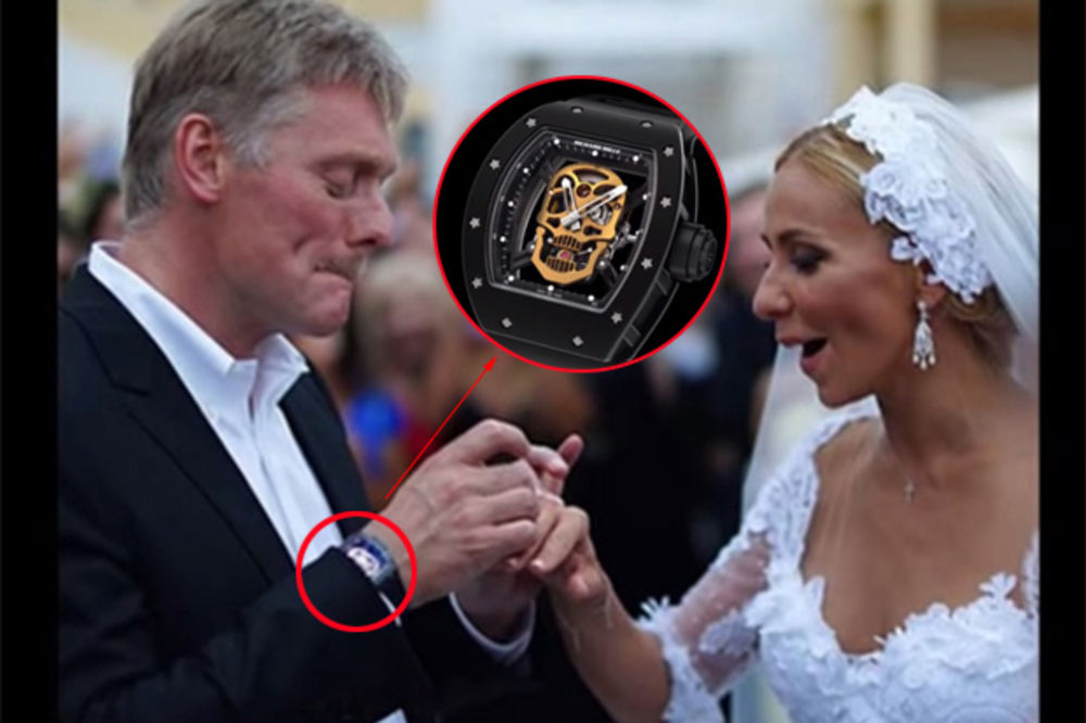 (VIDEO) KAD SE ŽENI PUTINOV PORTPAROL: Mladoženja Peskov sevnuo satom od 500.000 evra