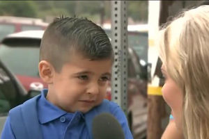 (VIDEO) TV reporterka rasplakala predškolca: Suze zbog polaska u vrtić