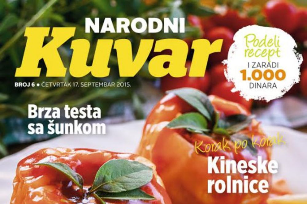 KURIR NARODNI KUVAR: Top 7 jela sa paprikom