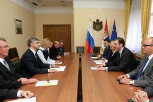 Vučić sa generalnim direktorom Ruske železnice