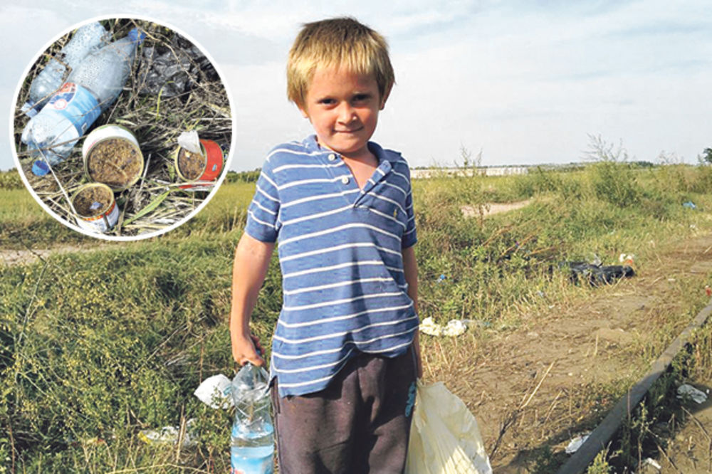 UBOGA SIROTINJA: Dečak (8) skuplja otpatke koje su Sirijci pobacali da ne umre od gladi!