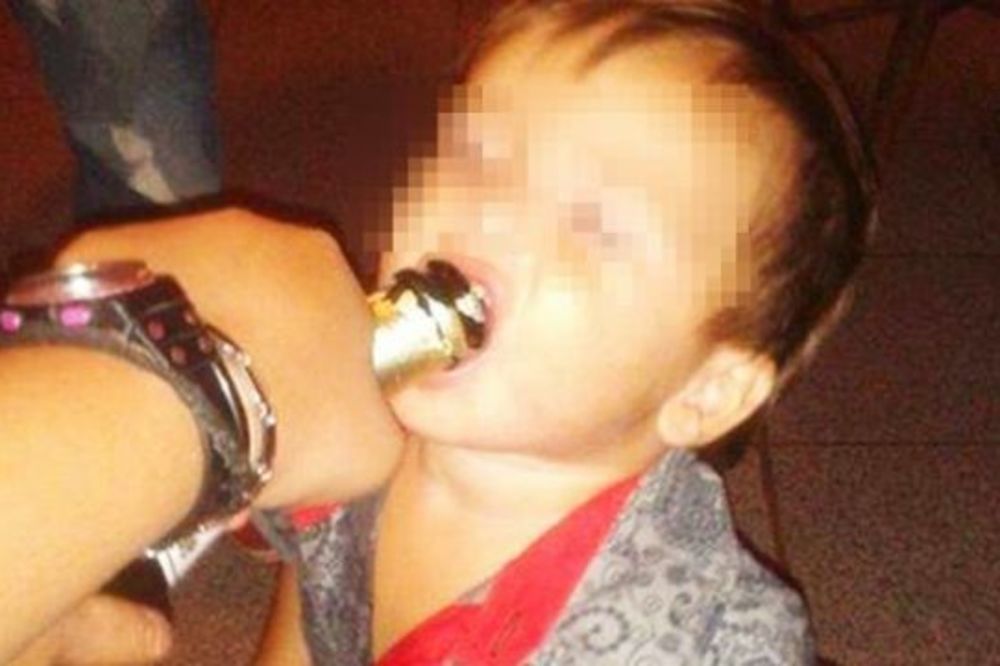 HOROR NA DRUŠTVENIM MREŽAMA: Šokantne fotografije deteta koje koristi opojne droge i pije