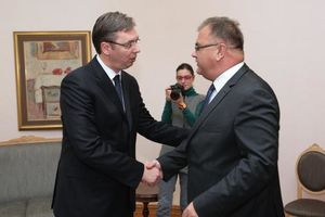 (FOTO) VUČIĆ UGOSTIO IVANIĆA: Zakazana zajednička sednica vlada Srbije i BiH