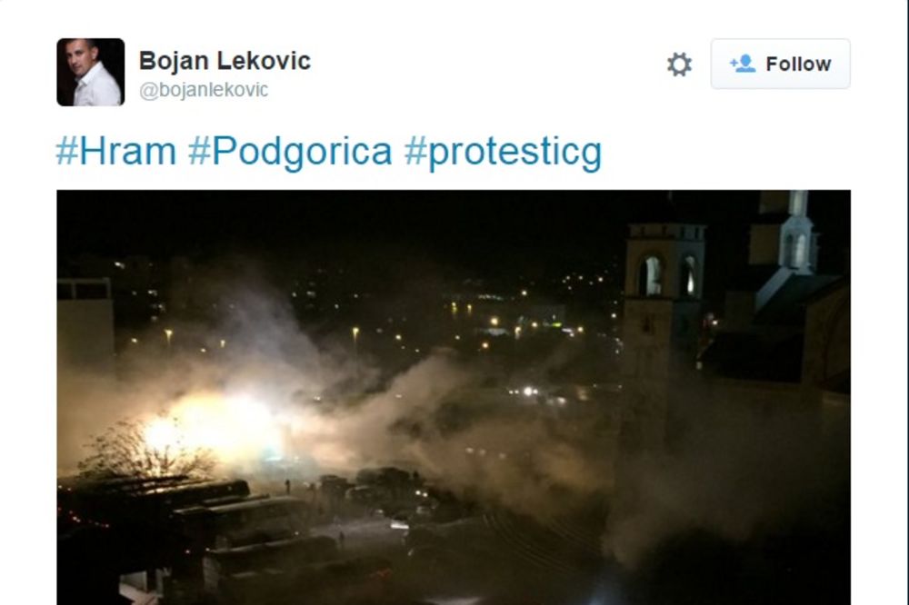 SUZAVAC, ŠOK BOMBE I PREBIJANJE GRAĐANA: Podgorica mirna posle brutalne intervencije Milove policije