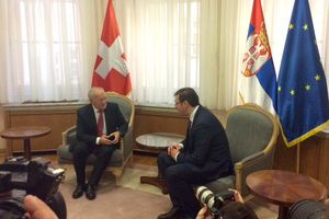 Vučić se sastao sa potpredsednikom Švajcarske