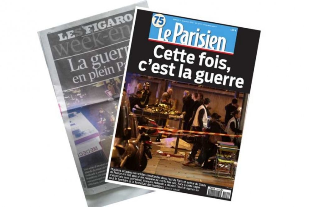 Francuski mediji: Ovog puta je rat u sred Pariza