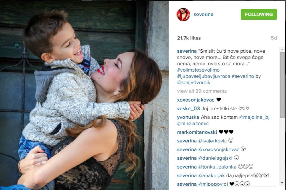 (FOTO) MAMIN POMOĆNIK: Evo kako je Severinin sin pomagao u pripremi oko venčanja