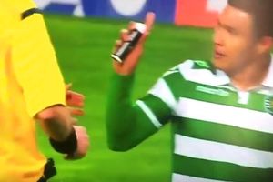 (VIDEO) SUDIJI SE OVO NIJE DOPALO: Pogledajte kako je fudbaler Sportinga proslavio gol