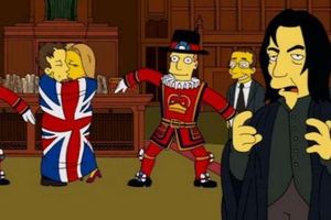 NENAMERNO ODALI POČAST BRITANSKIM IKONAMA: Dejvid Bouvi i Alan Rikman u epizodi Simpsonovih