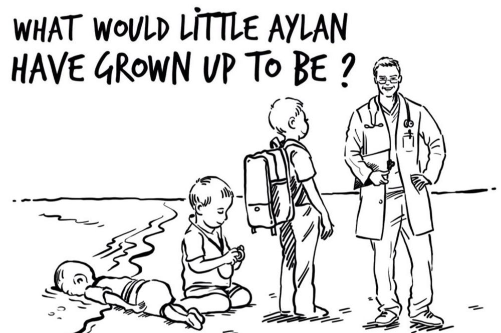 DRUGA STRANA SUDBINE: Crtež jordanske kraljice kao odgovor na skandaloznu karikaturu Šarli Ebdoa!