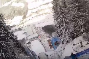(VIDEO) ZASTRAŠUJUĆE: Ovako izgleda let od 219 metara sa skijaške skakaonice
