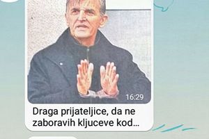 NA OVU PORUKU NIKAKO NE ODGOVARAJTE: Fotografija uhapšenog Marovića paravan za prevaru!