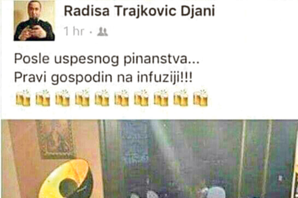 ĐANI NA INFUZIJI: Napio sam se jer mi je žena našla dečka!