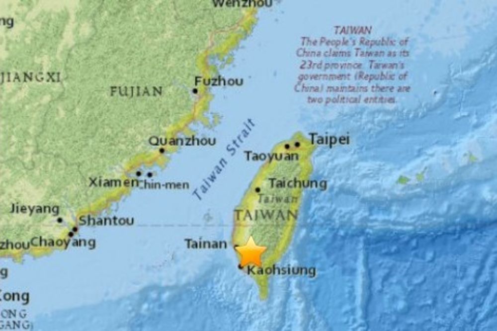 SNAŽAN POTRES: Zemljotres jačine 6,7 stepeni Rihtera pogodio Tajvan!