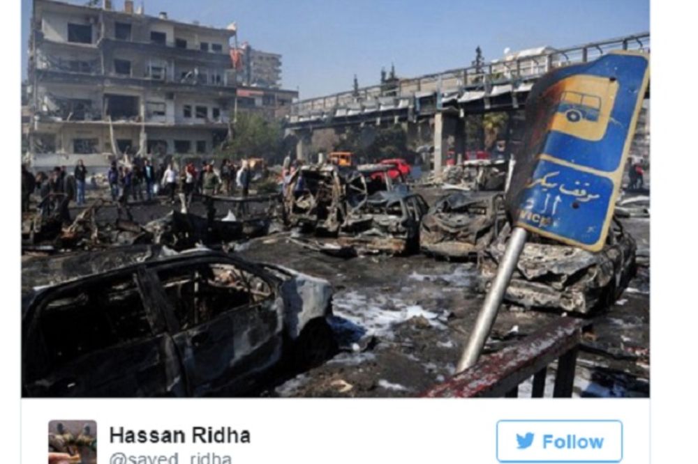 POKOLJ U DAMASKU: Najmanje 8 poginulih, 20 ranjenih u eksploziji automobila-bombe